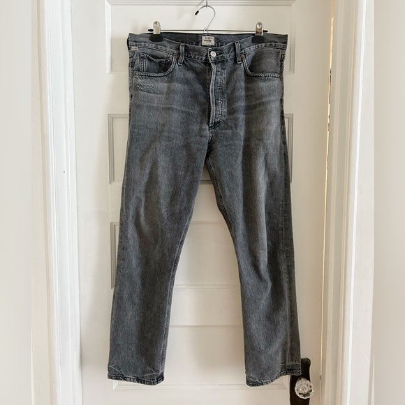 Citizens of Humanity Charlotte Straight Jeans 31 Grey - Picture 2 of 6